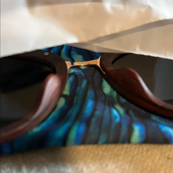 SLYK SHADES bombshell abalone sunglasses blue green - Picture 9 of 12